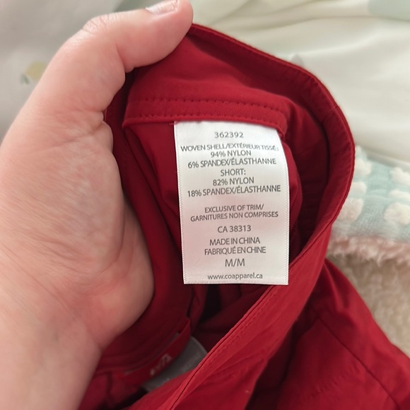 Red Mini Skort - Picture 2 of 5